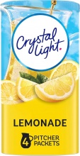 Crystal Light Natural Lemonade makes 12 Quarts 90g